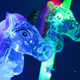 Magical Carnival Toy Light Up Unicorn Wands for Kids (Sold By Dozen)