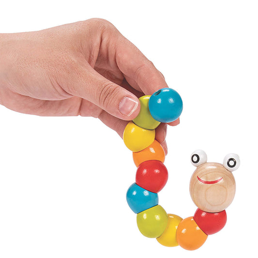 Caterpillar Fidget Toys Jointed Twistable Sensory Toy (MOQ-6)