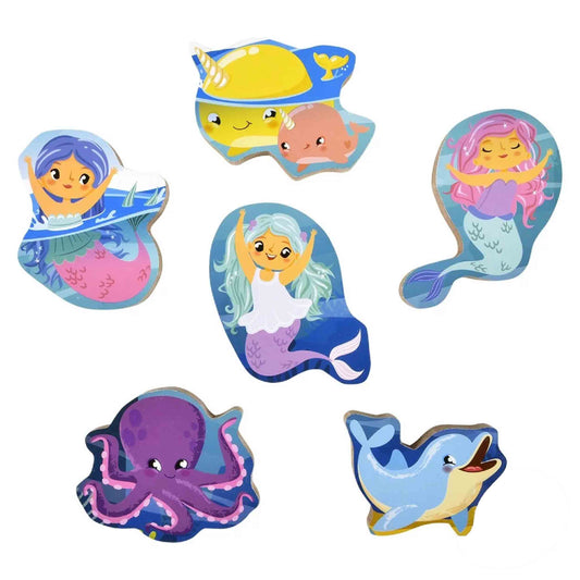 Chunky Mermaid Puzzle For Kids- Assorted