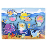 Chunky Mermaid Puzzle For Kids- Assorted