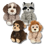 Plush Cross Cut Animal Kids Toy in Bulk - Assorted