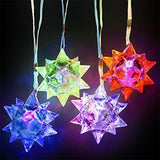 Spiky Crystal Star Necklace kids Toys In Bulk