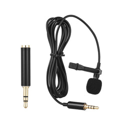 Mini Portable Clip-on Lapel Lavalier Condenser Mic