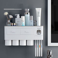 Wall-Mounted Toothbrush Holder Wash Set