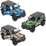 5" DIE-CAST 2018 JEEP WRANGLER CAMO HARD TOP (Dozen = $94.99)