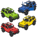 5" DIE-CAST 2018 JEEP WRANGLER OPEN TOP (Dozen = $94.99)