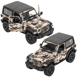 5" DIE-CAST 2018 JEEP WRANGLER CAMO HARD TOP (Dozen = $94.99)