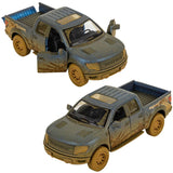 5" DIE-CAST FORD F-150 SVT RAPTOR MUDDY (Dozen = $84.99)