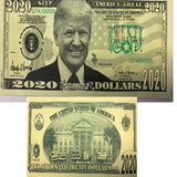 Wholesale Donald Trump 2020 Election Dollar Fake Money Bill Collectible (Sold by the pad of 25 bills )