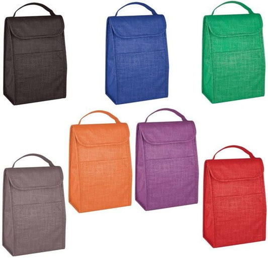 Crosshatch Non-Woven Lunch Bag In Bulk