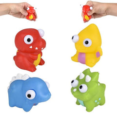 Dinosaur Popping Eye Squeeze kids toys In Bulk- Assorted