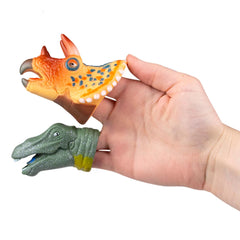 Dinosaur Finger Puppets Fun Party Favors For Kids And Adults Assorted Colors (MOQ-12)