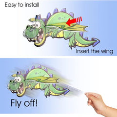 Wholesale Dragon Design 7-Inch Foam Glider Toy For Kids (MOQ-48)