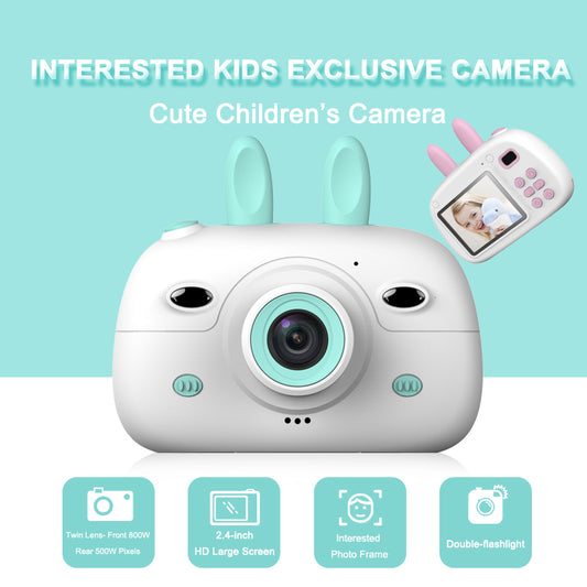 Rabbit Ears Cartoon Min Camera For Kids