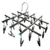 Wholesale Expandable 20 Metal Clip Hanging Display Rack Versatile Merchandise Organizer (Sold by the piece)