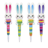 Easter Bunny Squishy Kids Pen- 7" In Bulk - Assorted