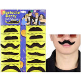 Self-Adhesive Fake Mustaches Party Pack