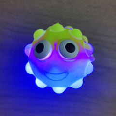 Wholesale Light Pop Up Fidget Stress Relief Ball Toy For Kids (Sold By Dozen)