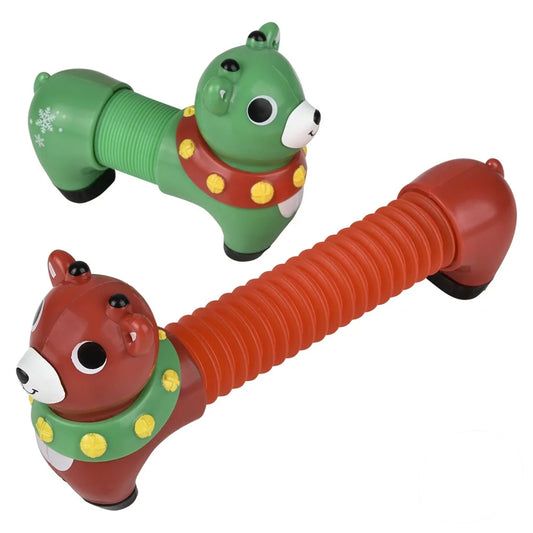 Reindeer Fidget Pop Tube Kids Toy In Bulk - Assorted