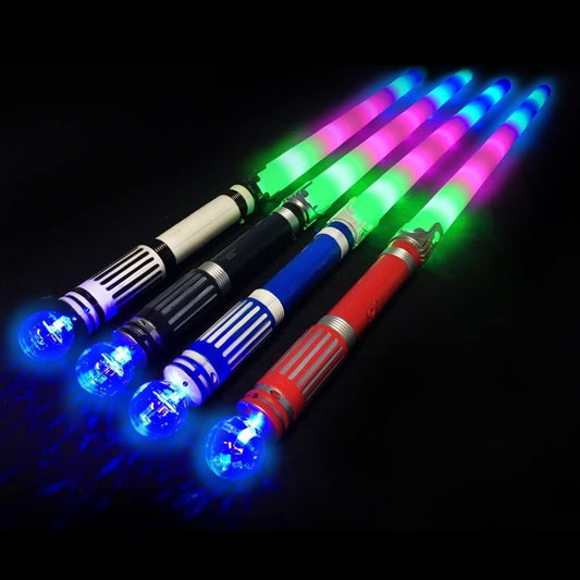 Wholesale  LED Saber 24-Inch Flashing Stick with Crystal Ball (sold by the piece or dozen)