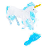 Flocked Unicorn Play Setkids toys In Bulk- Assorted