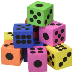 Foam Dice Kids toys In Bulk- Assorted