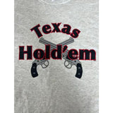 Wholesale New Stylish Texas Hold'em Grey Short Sleeve T-Shirt - Size Large