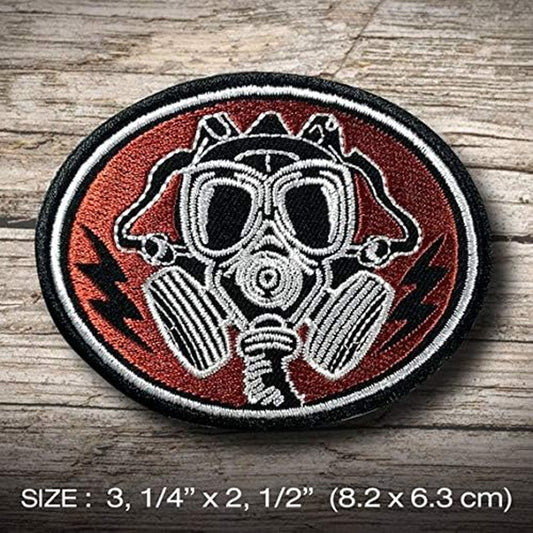 Wholesale Premium Quality Gas Mask Patch - Iron-On DIY Clothes (Sold By Piece)
