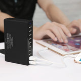 10 USB ports Quick charge Charger Station Dock with cable