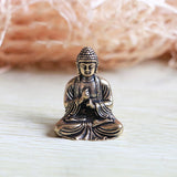 Wholesale Pure Brass Miniature Shakyamuni Buddha Decoration Home Decor Miniature Figurine New Home Decore  Decorations for Home