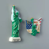 2808BA Tourist souvenirs America statue of liberty USA flag New York 3d refrigerator fridge magnets collection gifts home decoration