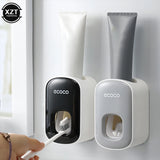Automatic Toothpaste Dispenser Wall Mount Bathroom  Waterproof Toothpaste Squeezer Toothbrush Holde Bathroom Accessories