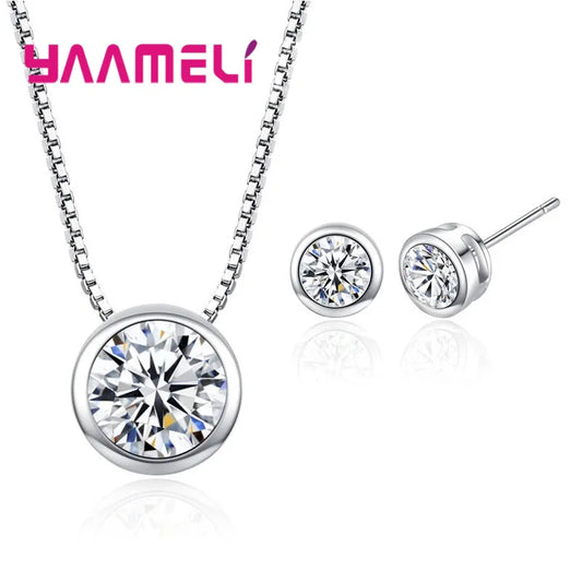 New Fashion Women Jewelry Sets 25 Sterling Silver