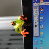 2307BA 3D Frog Funny Car Office Desk Computer Decor Ornaments Miniatures Decorations, Landcrape Bonsai Garden Decor, Xmas Gift