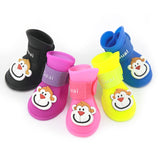 2808GP 4pcs Pet Dog Shoes Waterproof Anti-slip Rain Snow Boots Footwear Summer for Small Cat Puppy Pet Products