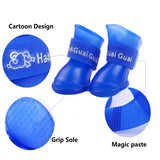 2808GP 4pcs Pet Dog Shoes Waterproof Anti-slip Rain Snow Boots Footwear Summer for Small Cat Puppy Pet Products