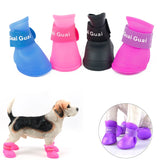 2808GP 4pcs Pet Dog Shoes Waterproof Anti-slip Rain Snow Boots Footwear Summer for Small Cat Puppy Pet Products