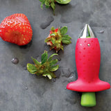 Fruit Leaf Remover Strawberry Huller Metal Tomato Stalks Plastic Remover Gadget Strawberry Hullers Kitchen Gadgets