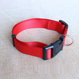 2808GP Nylon Webbing Dog Collar Heavy Duty Clip Buckle Solid Pet Collar for Small Medium Dogs Chihuahua Dog Teddy Keji Pitbull Bulldog