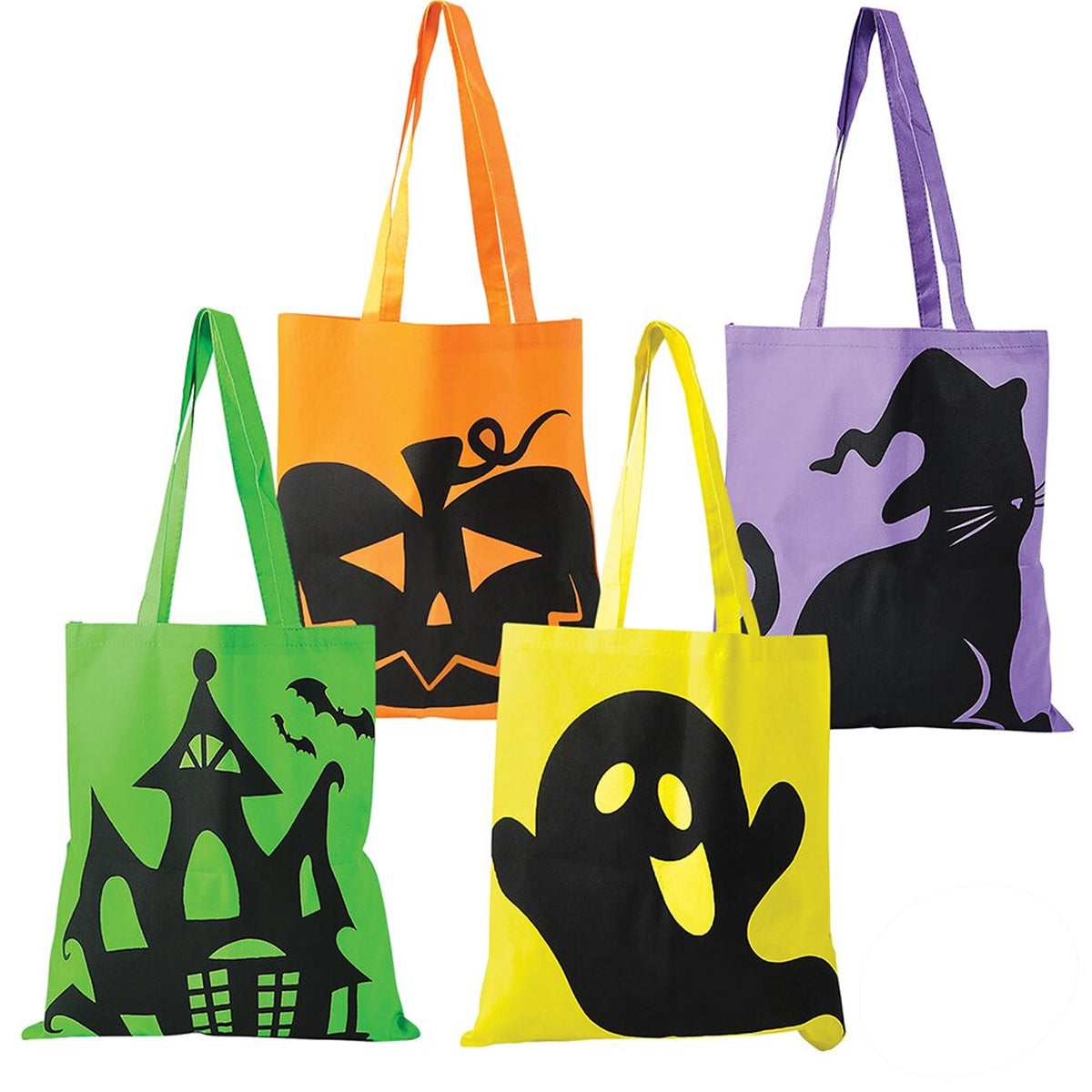 Halloween Tote Bags In Bulk - Assorted