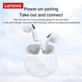 Original Lenovo HT38 TWS Earphone Wireless Bluetooth 5.0 Headphones Stereo Bass With Microphone Noise Reduction Mini Headset