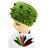 Ladies Knitted Headbands with Spike Studs - Assorted