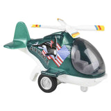 Die Cast Pull Back Helicopter For Kids Toys In Bulk- Assorted