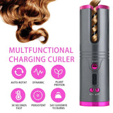 Luxury Auto Rotating Ceramic Hair Curler Unbound USB