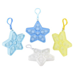 Star Bubble Popper Clip For Kids In Bulk - Assorted