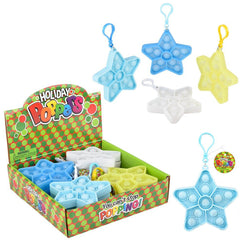 Star Bubble Popper Clip For Kids In Bulk - Assorted