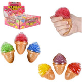 Beaded Squishy Ice Cream Cone For Kids In Bulk- Assorted