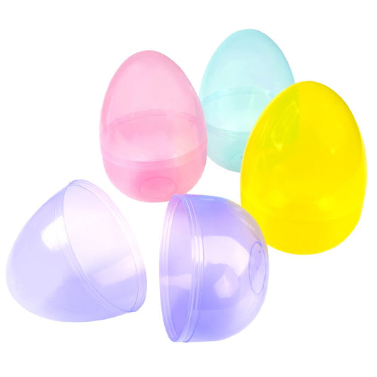 Jumbo Plastic Easter Eggs In Bulk - Assorted