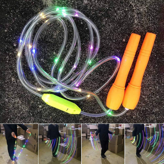 118" Light Up Flashing Jump Rope - Fun and Fitness for All Ages (Sold By Piece Or Dozen)