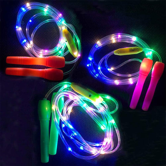 118" Light Up Flashing Jump Rope - Fun and Fitness for All Ages (Sold By Piece Or Dozen)